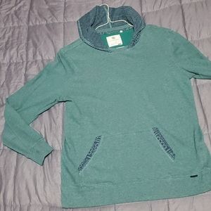ON THE BYAS Large Mens Aquamarine Hoodie
